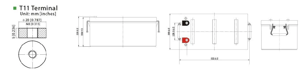 Home Energy System Use AGM Solar Deep Cycle Battery 12V 100ah 150ah 200ah 250ah