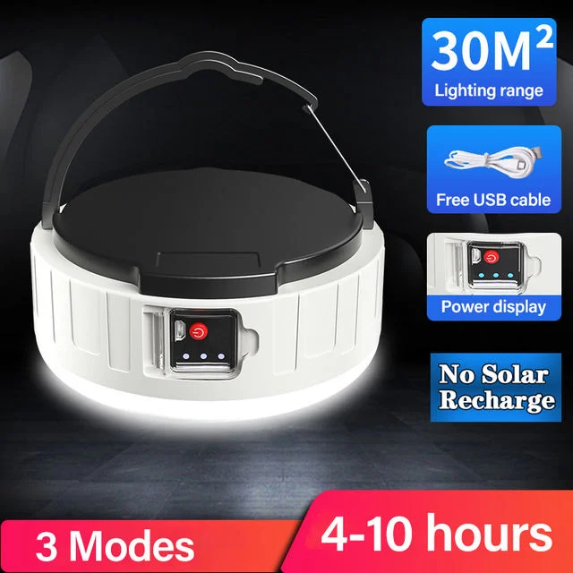 Solar USB Rechargeable Emergency Light Portable Solar Lights Camping Lantern LED Night Light Tent Outdoor Solar Light