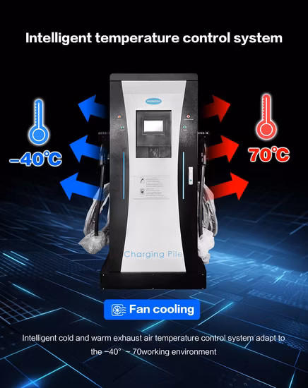 Pevc3107 180kw Station de charge de voiture EV 250A Max Chargeur CC de véhicule électrique pour voiture EV/Bus
