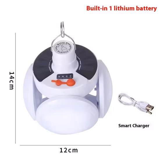 Tente de camping Multi-Function Portable Stretching Solar Camping LED Light.