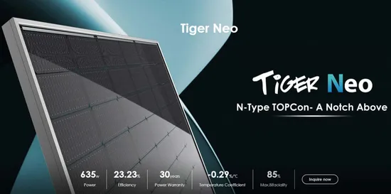 Jinko N Type Panneau Solaire 415wp 430W 450W 540W 550W 560W Panneau Solat Jinko Pannello Solare Jinko 540W Biface Jinko Full Black Jinko Tiger PRO Panneau Solaire