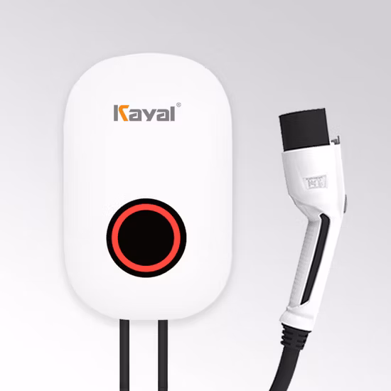 Amppal AC Evse Fournisseur Station de chargeur de voiture AC moins cher Type2 Smart Wallbox 7kw 32A EV Chargeur Wallbox pour un usage domestique avec CE Support APP WiFi