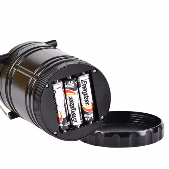 Brightenlux extérieur 6 LED lampe à main rechargeable pliable solaire camping lanterne tente lumières