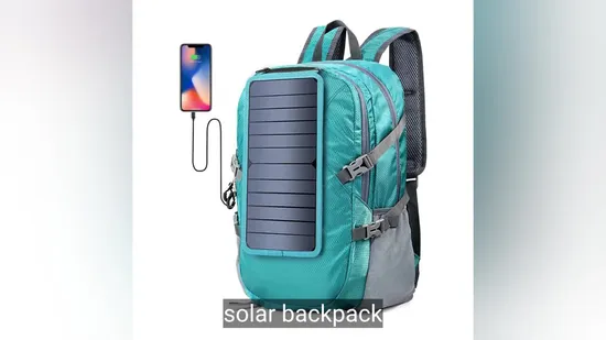 Sac à dos de voyage solaire de charge rapide de téléphone de 7,5 watts (XH-PB-137)